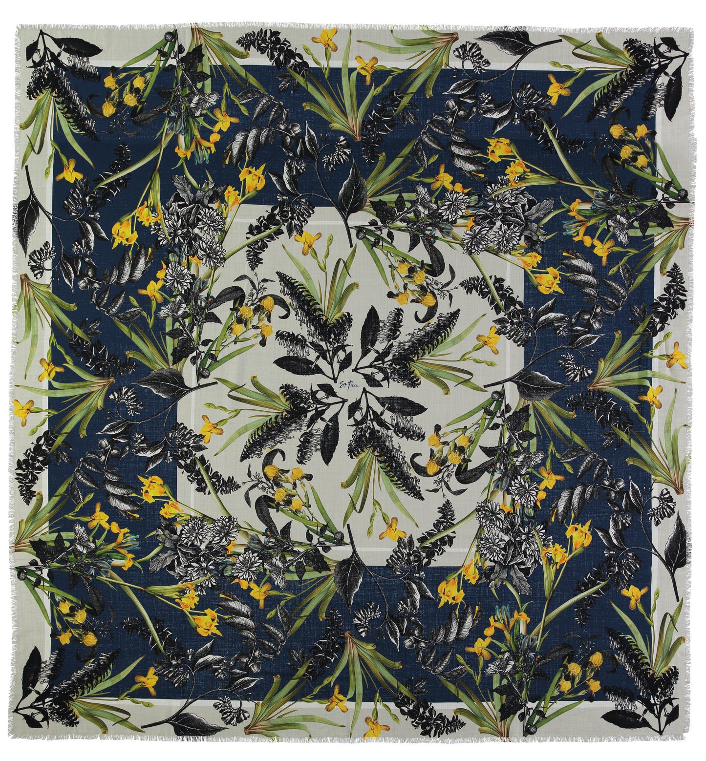 St. Piece London Fia Large Square Wool & Cashmere Scarf