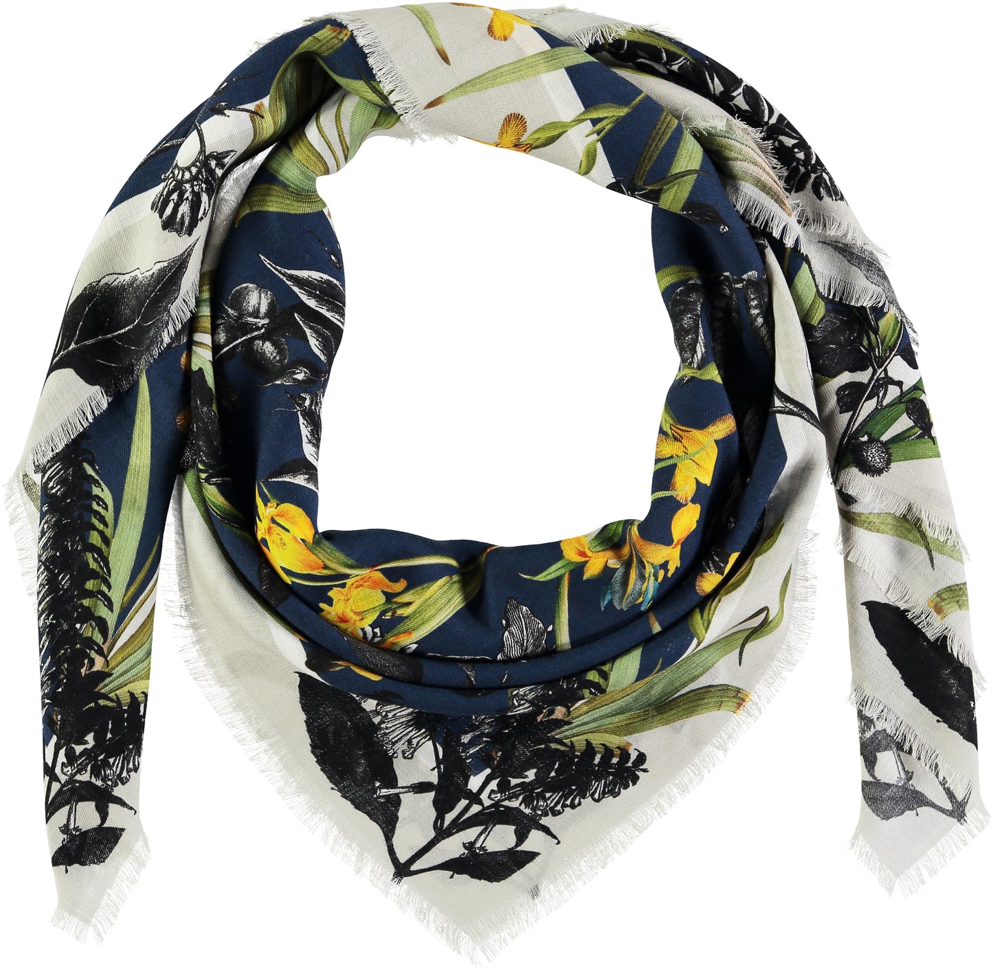 St. Piece London Fia Large Square Wool & Cashmere Scarf