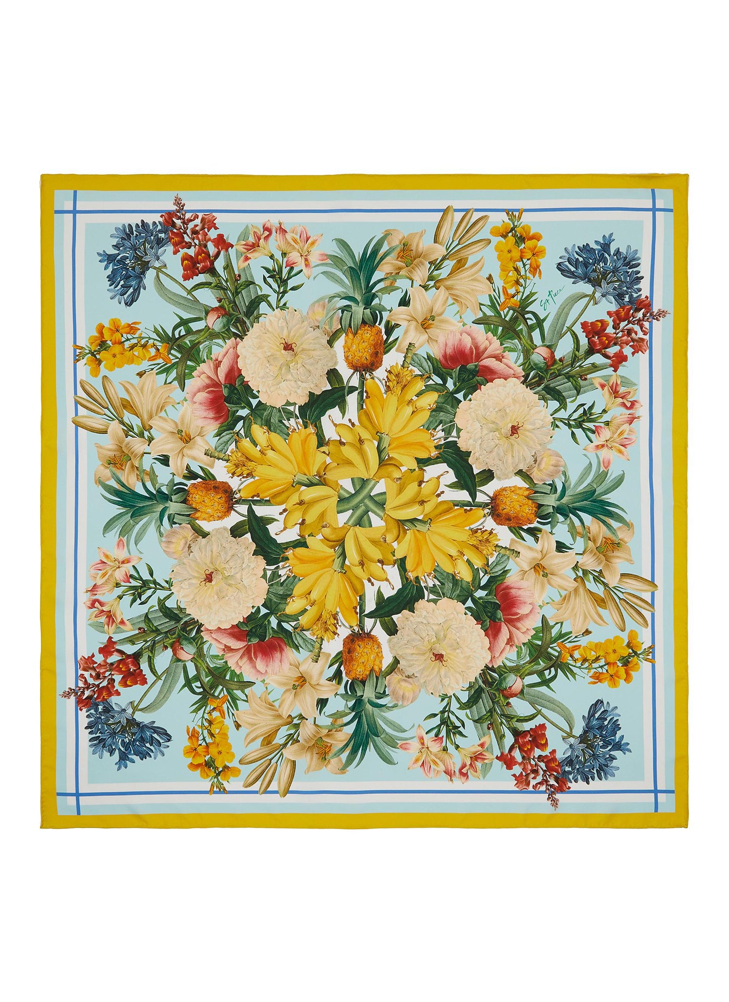 Valo Medium Square Silk Scarf