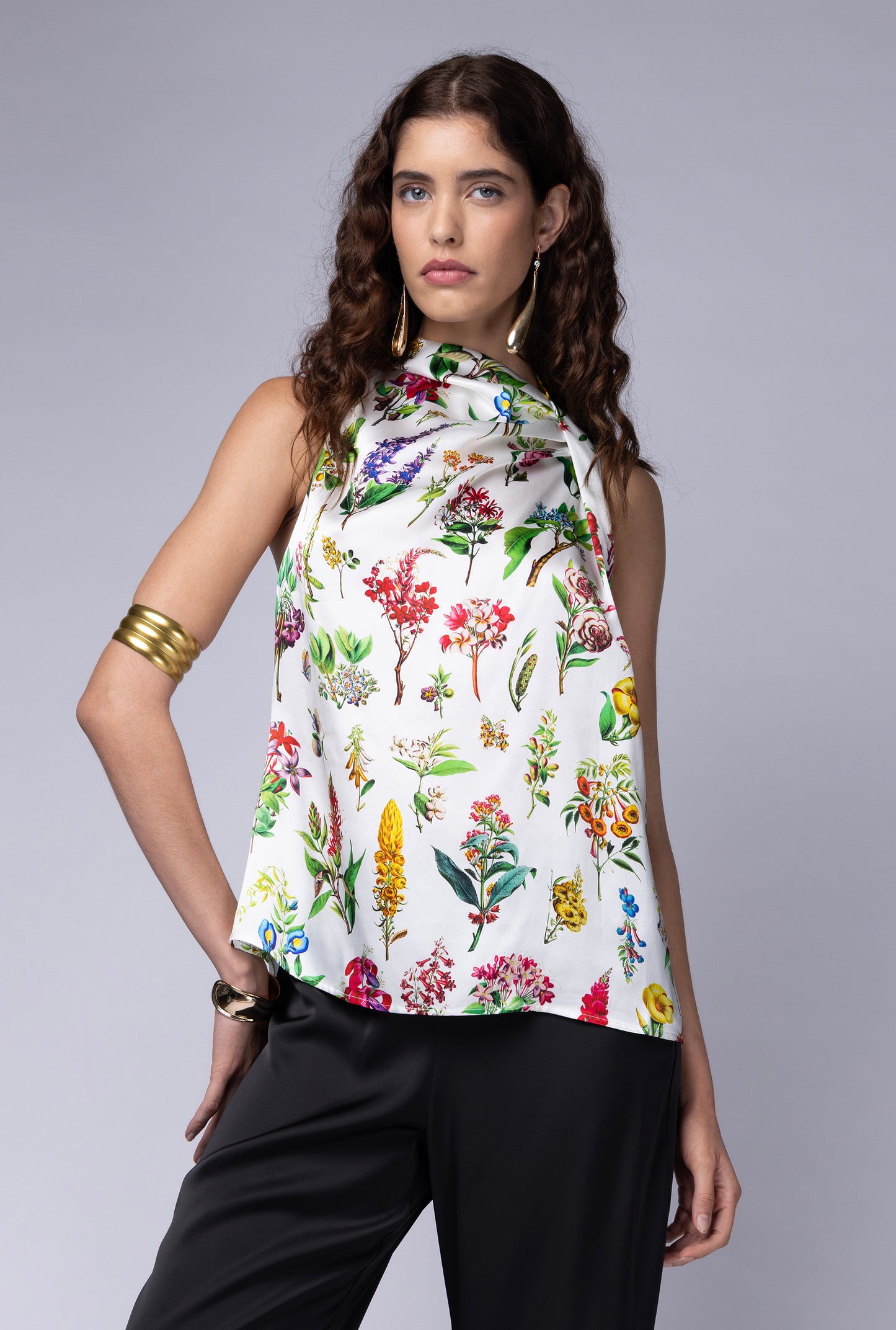 Silk Jennie Top Carmen White