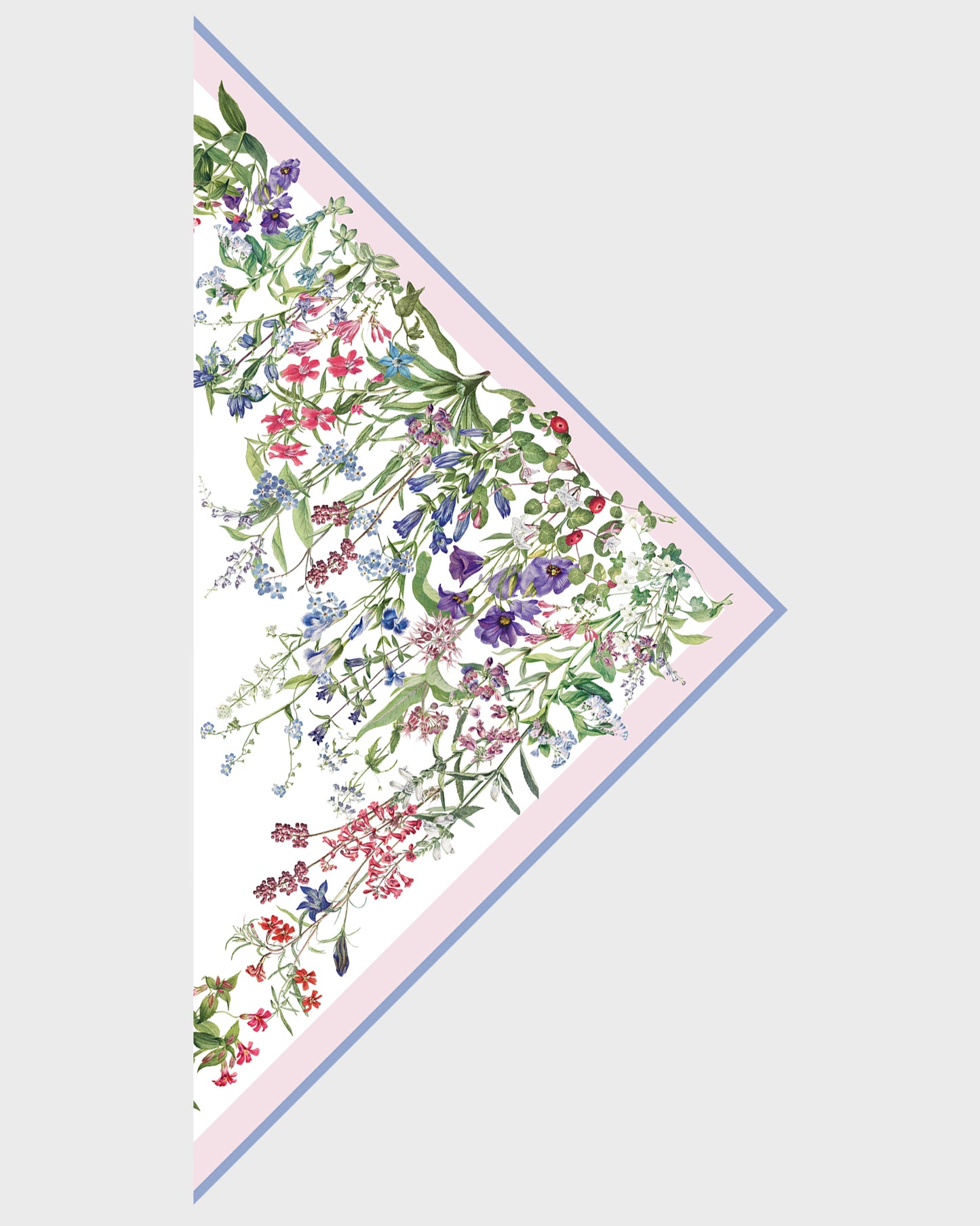 St Piece Celeste silk triangle scarf