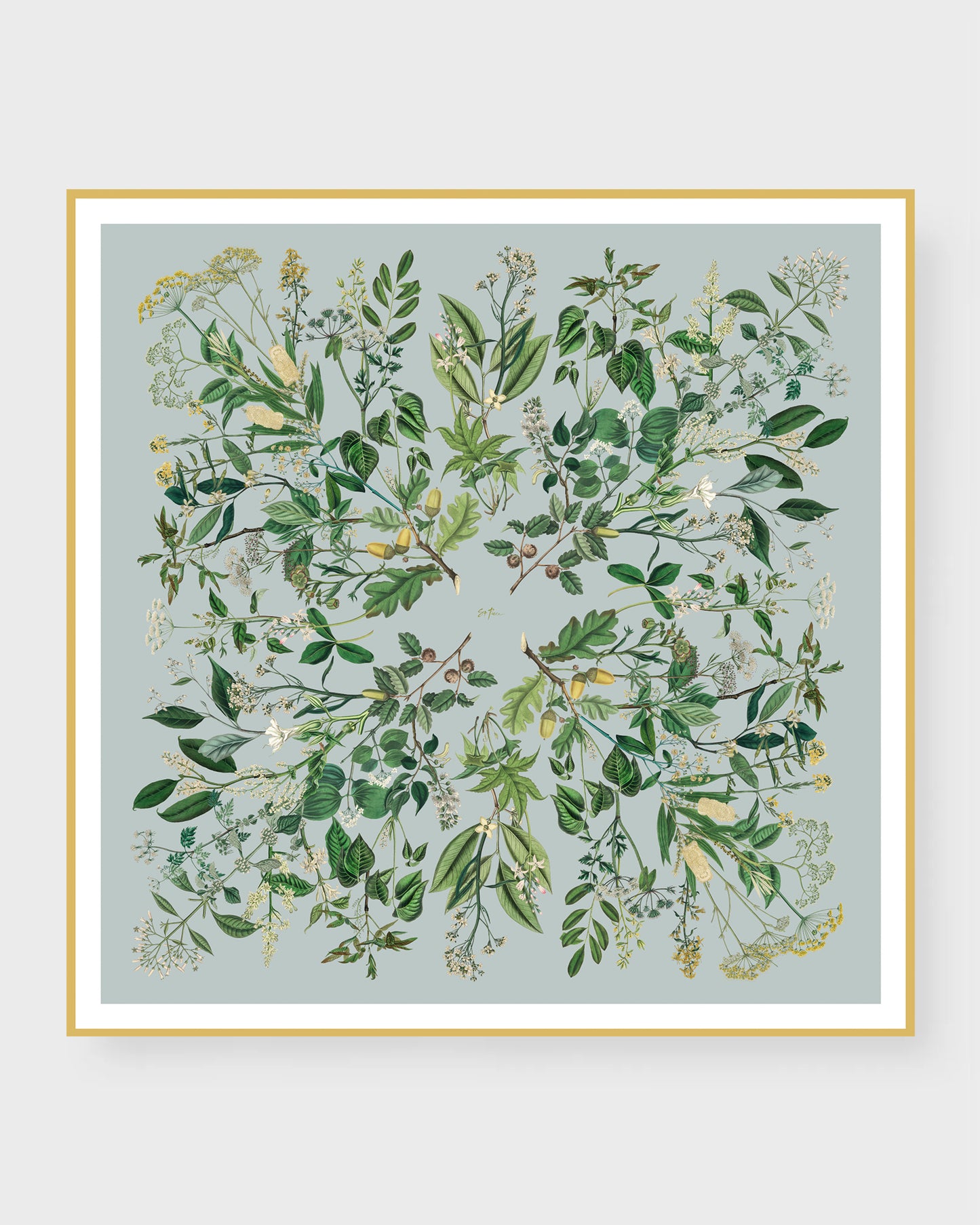 Brienne silk double sided scarf