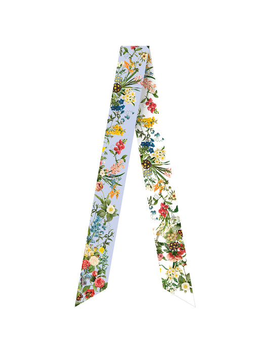 St. Piece London Laura Skinny Silk Scarf