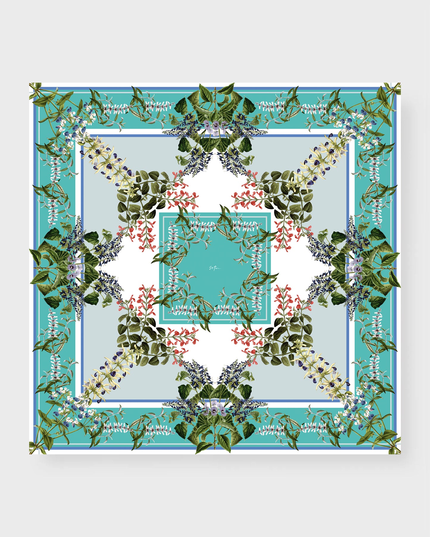 Nadine Large Square Silk Double-Sided Scarf