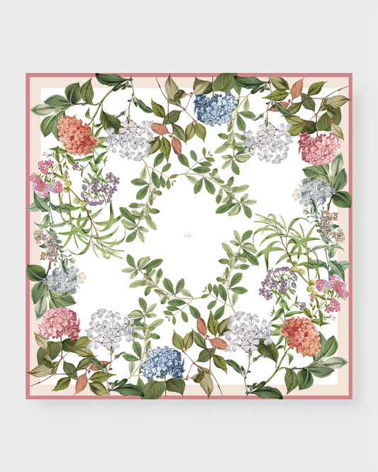 Nova Large Square Silk Double-Sided Scarf