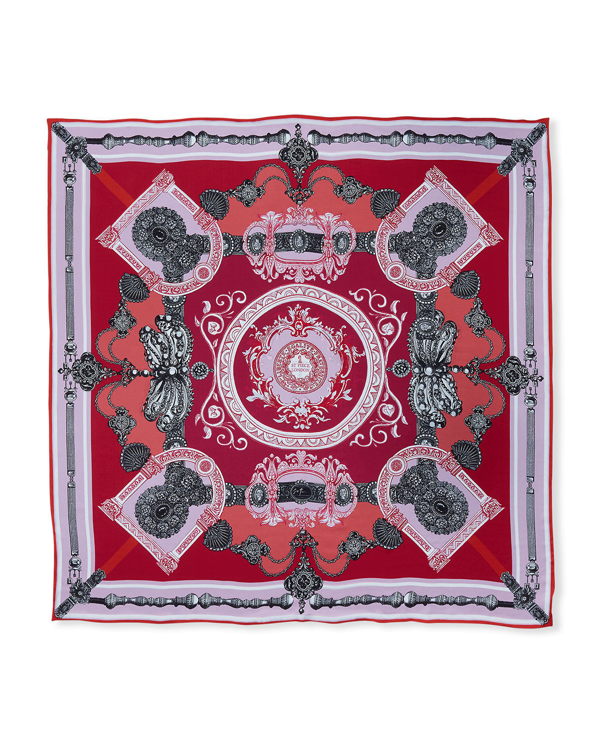 Lexi Large Square Silk Double-Sided Scarf