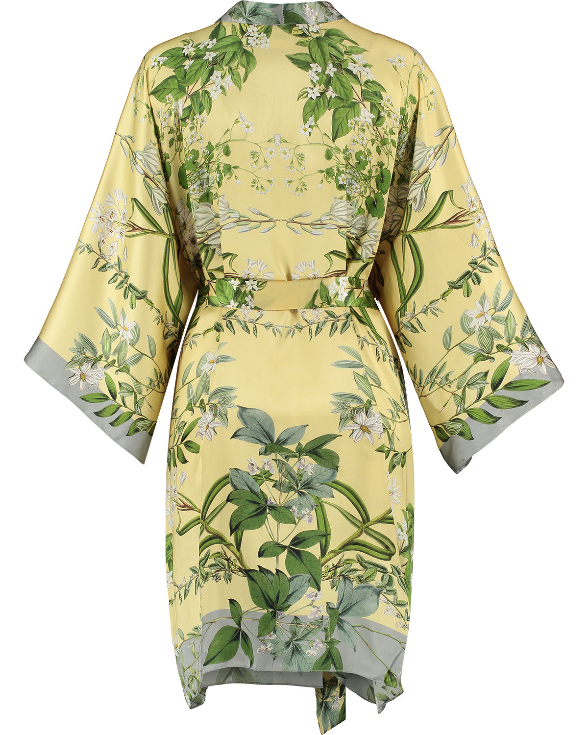 Silk Kimono Louise Yellow