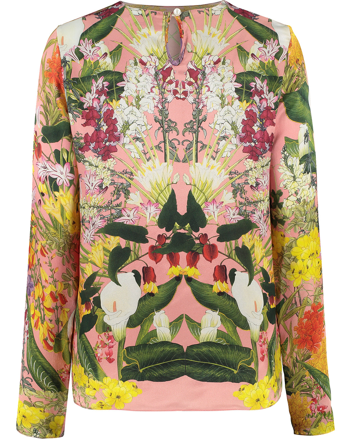 Silk Blouse Long Sleeve Halia Pink