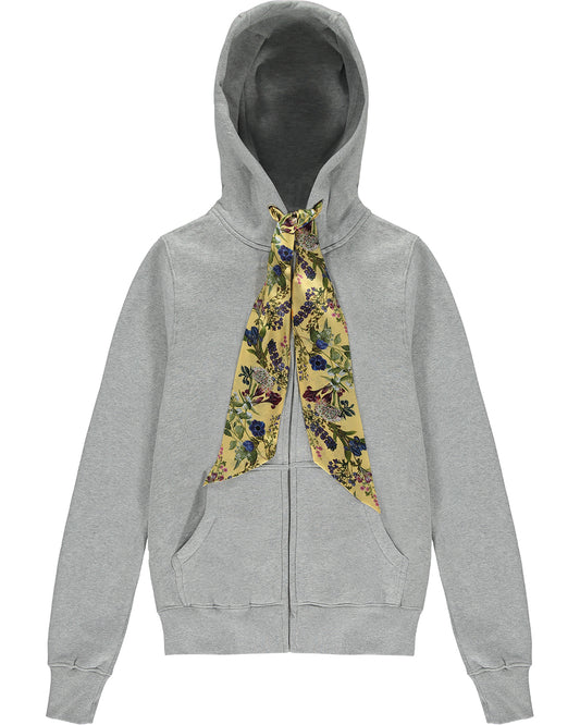 Silk String Zip-up Hoodie Ino