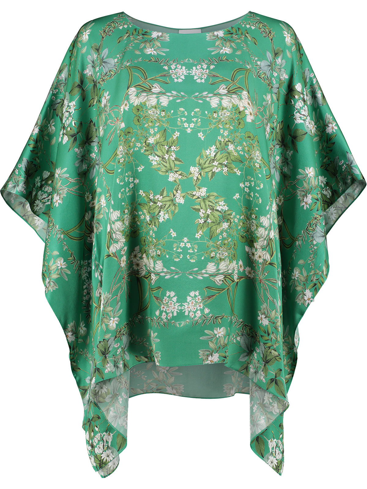 Silk Kaftan Louise Green