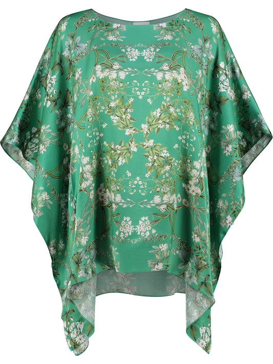 Silk Kaftan Louise Green