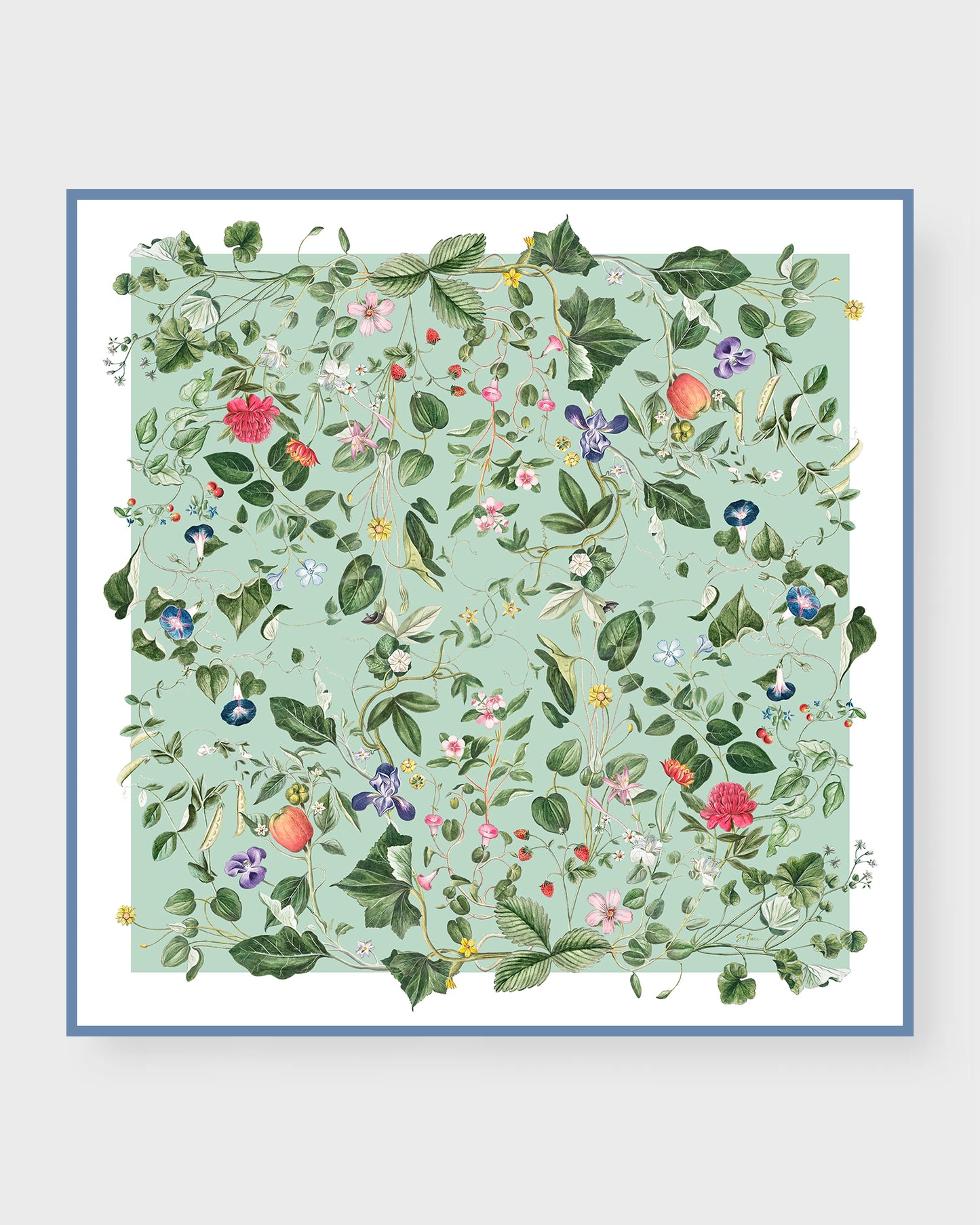 Brienne Silk Double-Sided Scarf