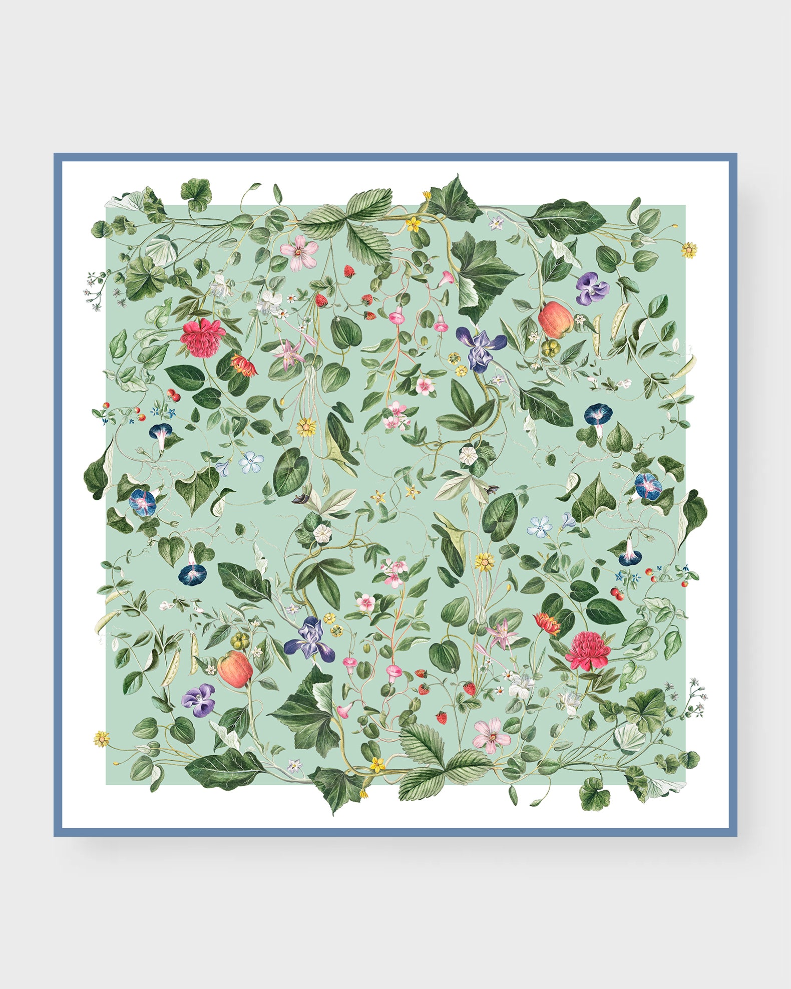 Brienne Silk Double-Sided Scarf