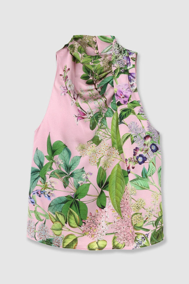 St Piece Jennie silk top in Catherine Tutu
