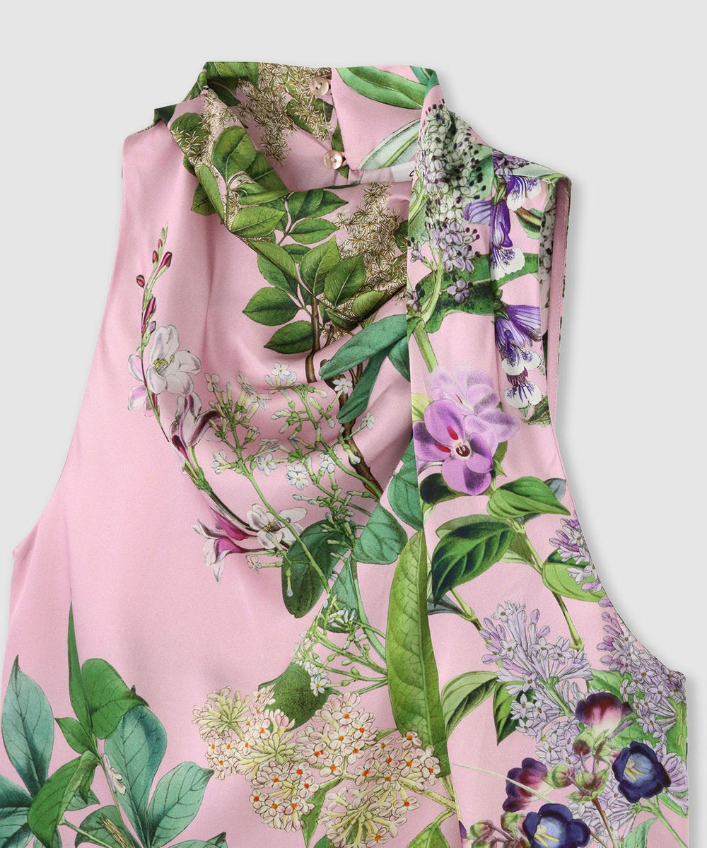 St Piece Jennie silk top in Catherine Tutu