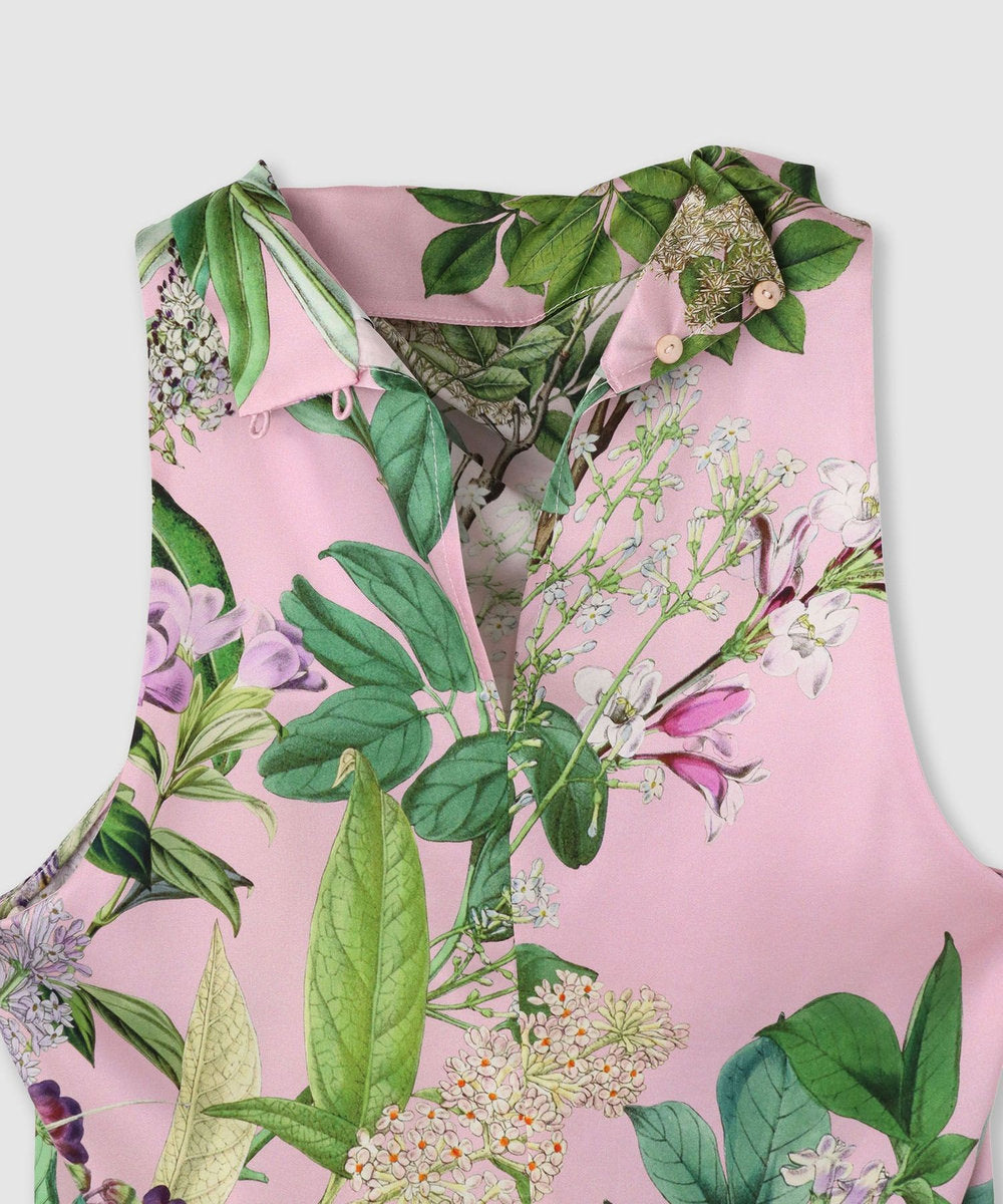 St Piece Jennie silk top in Catherine Tutu