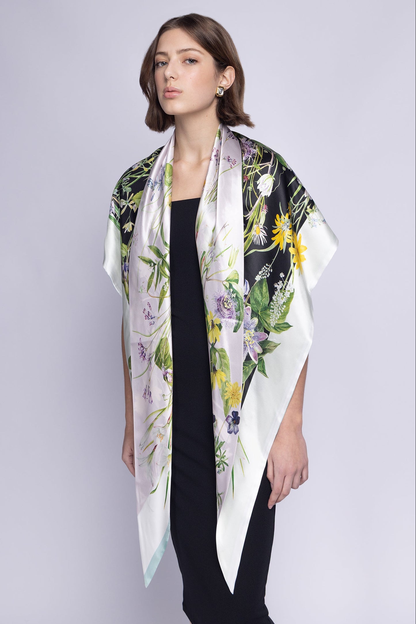 St Piece Cortney silk triangle scarf