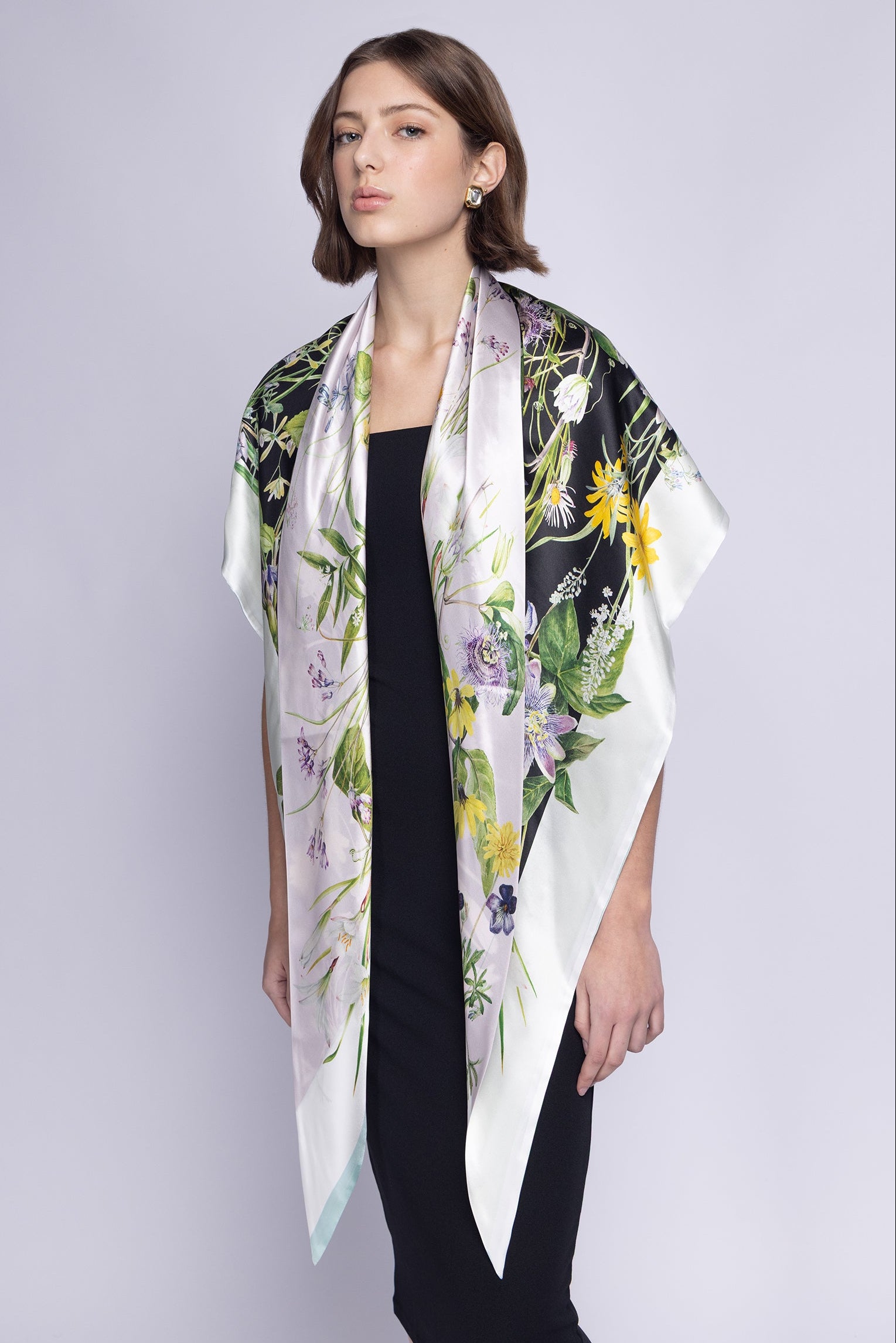 St Piece Cortney silk triangle scarf