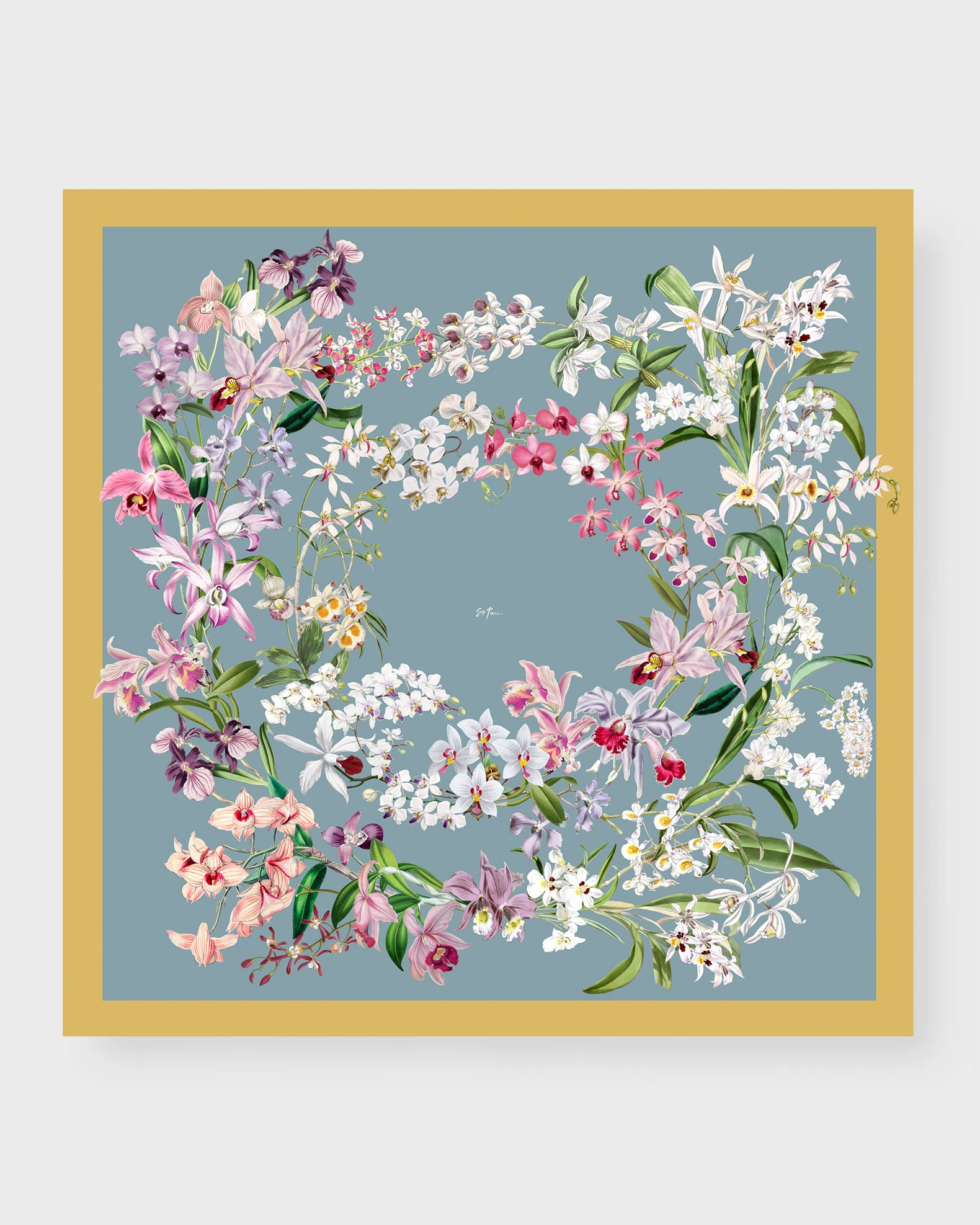 Bae Silk Double-Sided Scarf