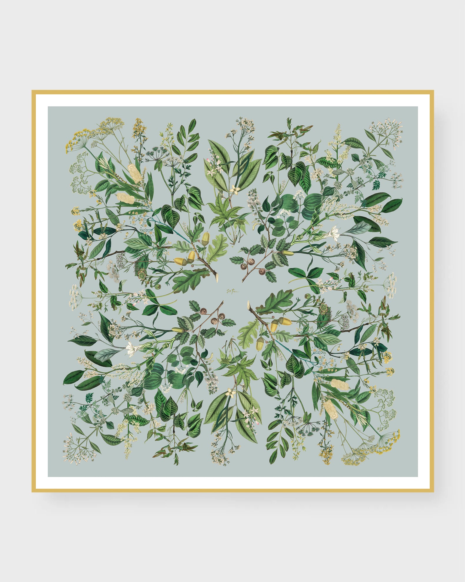 Brienne silk double sided scarf