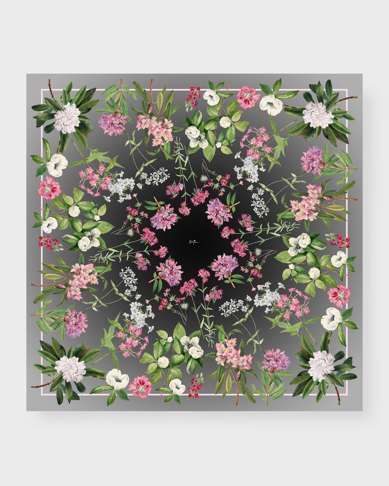 Brandi silk double sided scarf