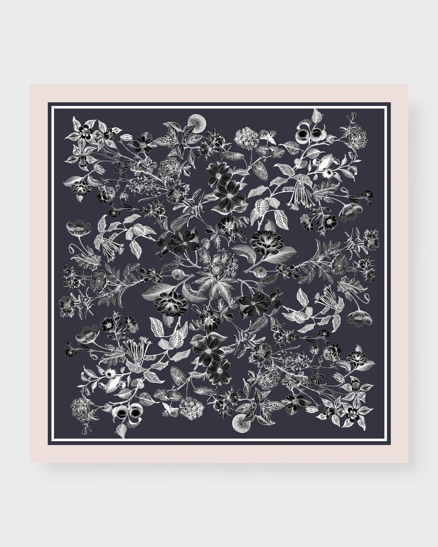 Blair Large Square Silk Double-Sided Scarf