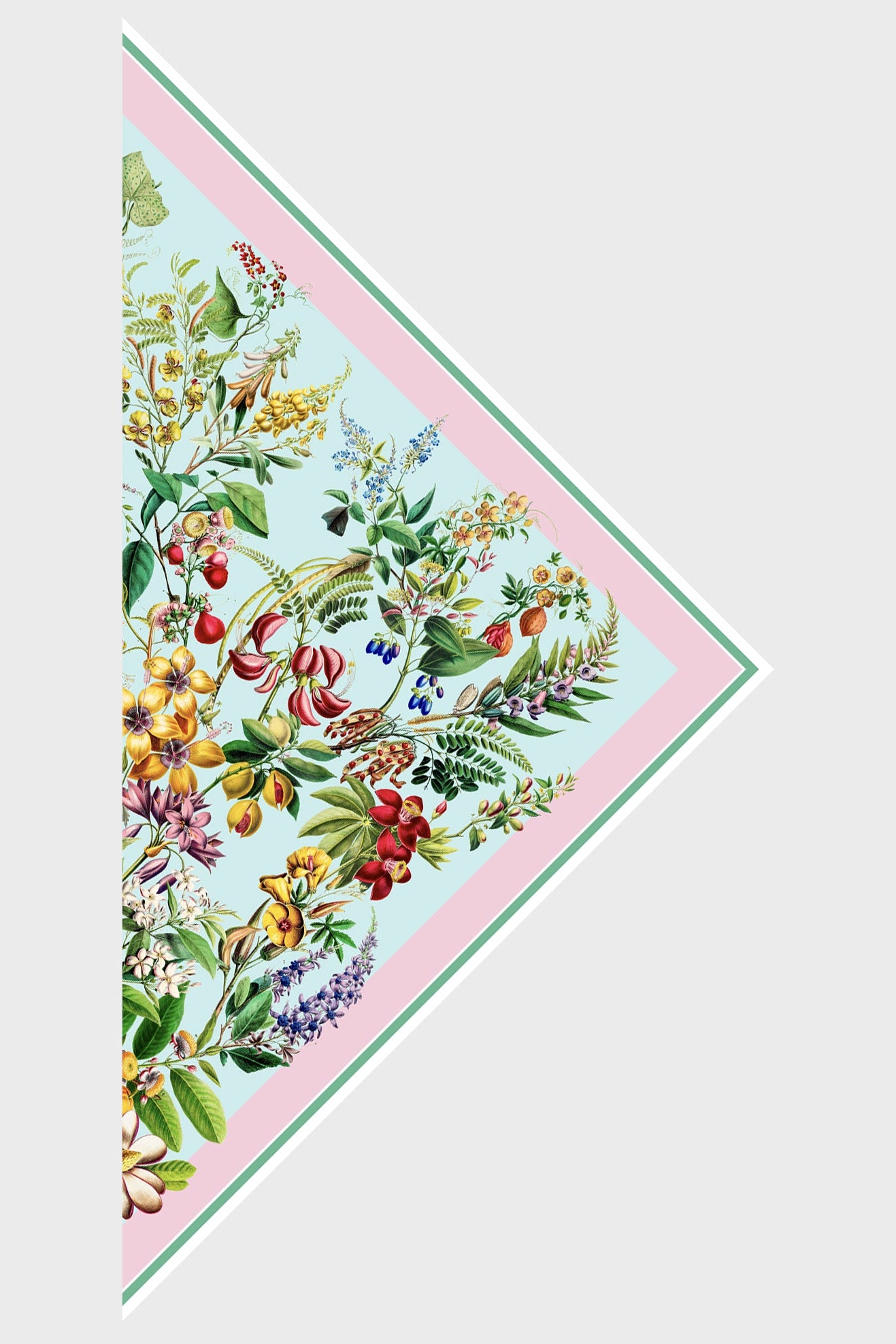 St Piece Clara large  silk triangle scarf