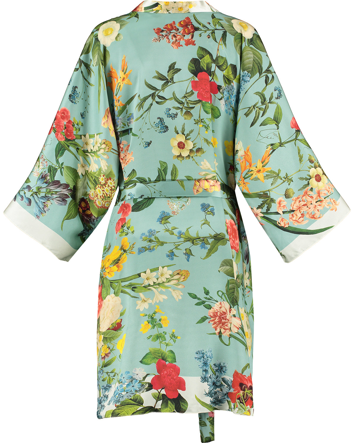 Silk Kimono Laura Mint