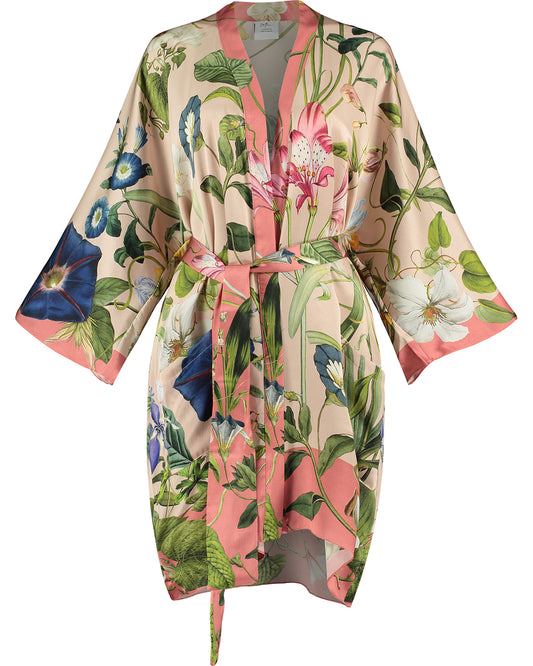 Silk Kimono Leah Bisque