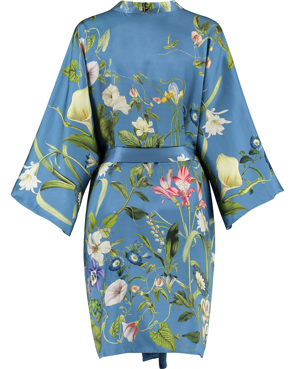 Silk Kimono Leah Blue
