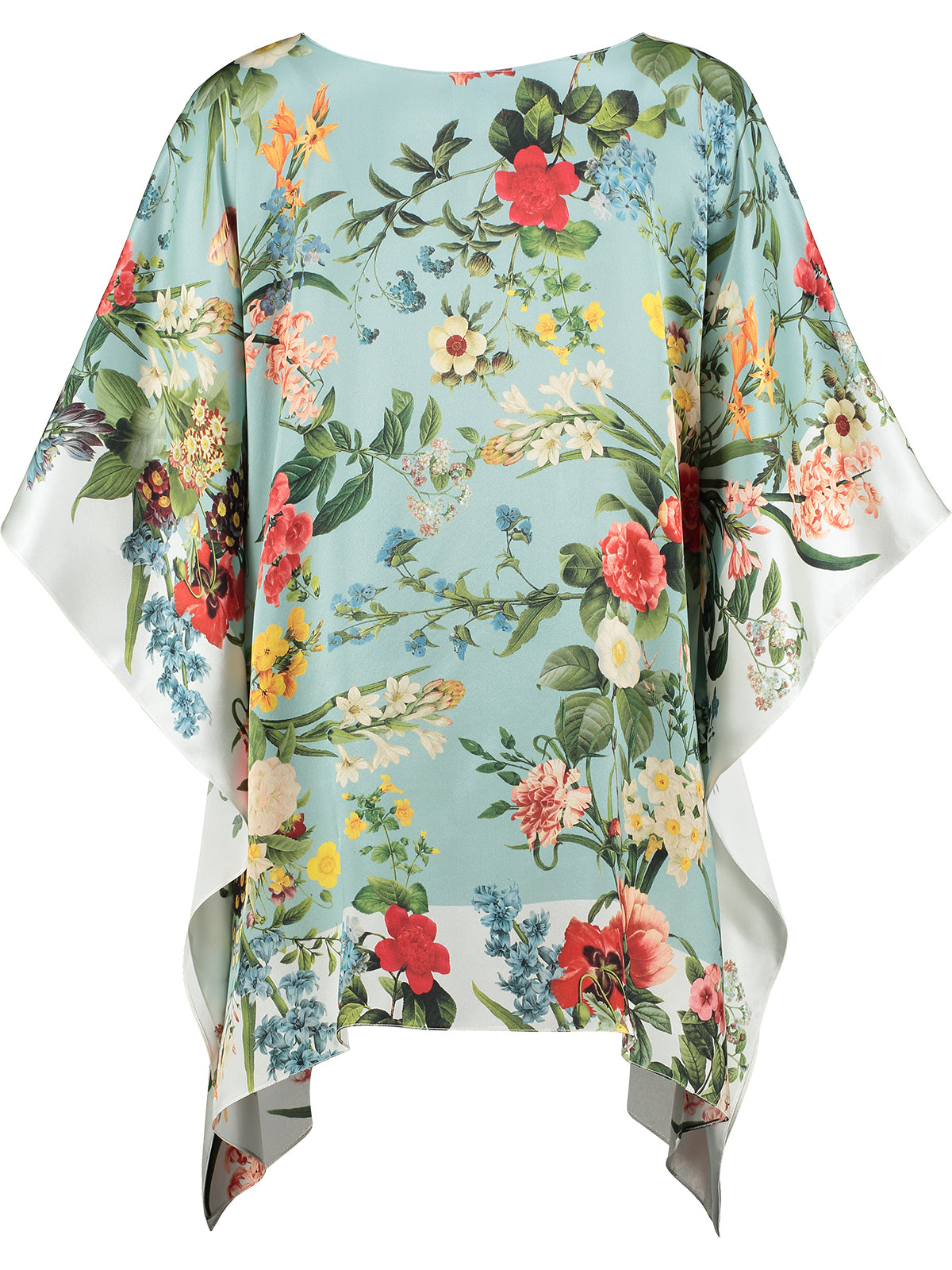 Silk Kaftan Laura Mint