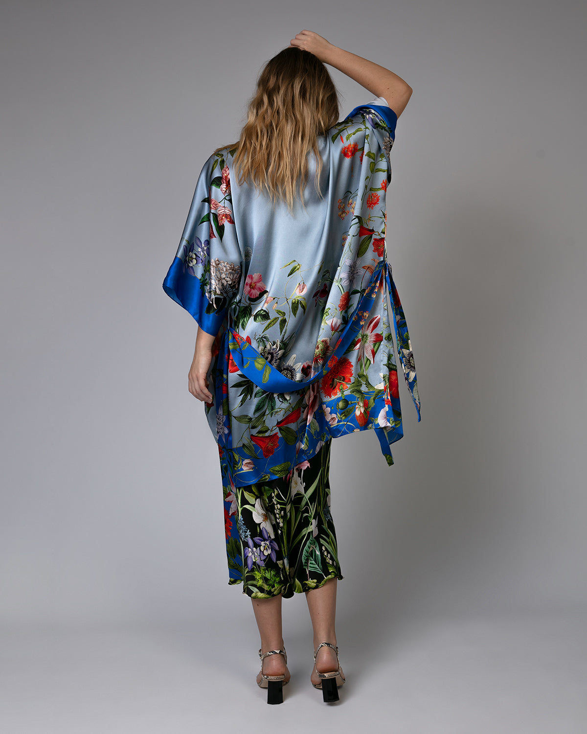 Silk Kimono Lauren Pink